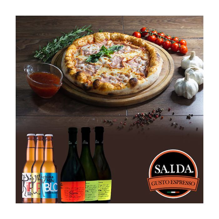 6 Craft Beers In Bottle Indicated With Pizza Pairing