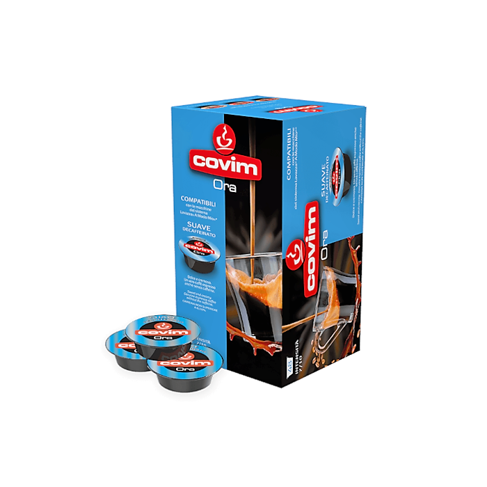 Covim coffee Capsules Compatible with Lavazza A Modo Mio, Suave Decaffeinated blend