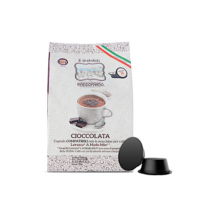 A Modo Mio Compatible Capsules, Gattopardo Coffee, Toda, Chocolate