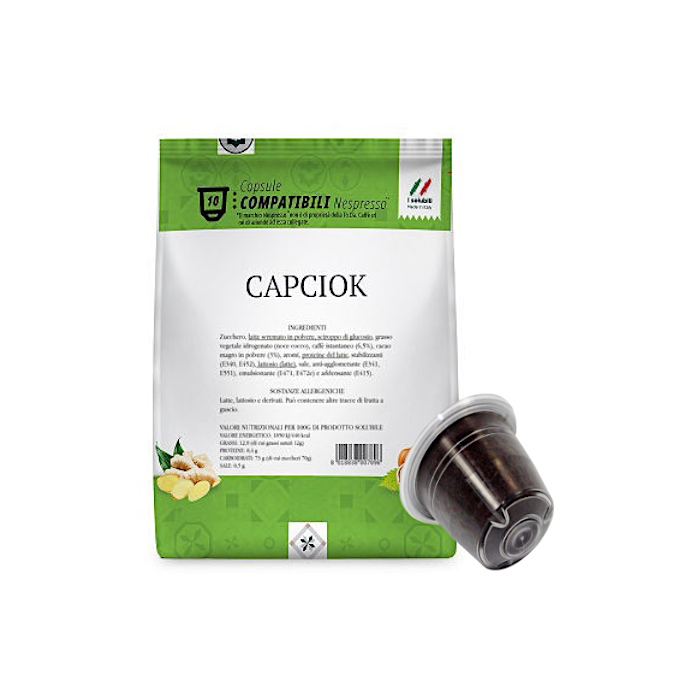 Capsules Compatible with Nespresso, Gattopardo, Toda, Capciok drink