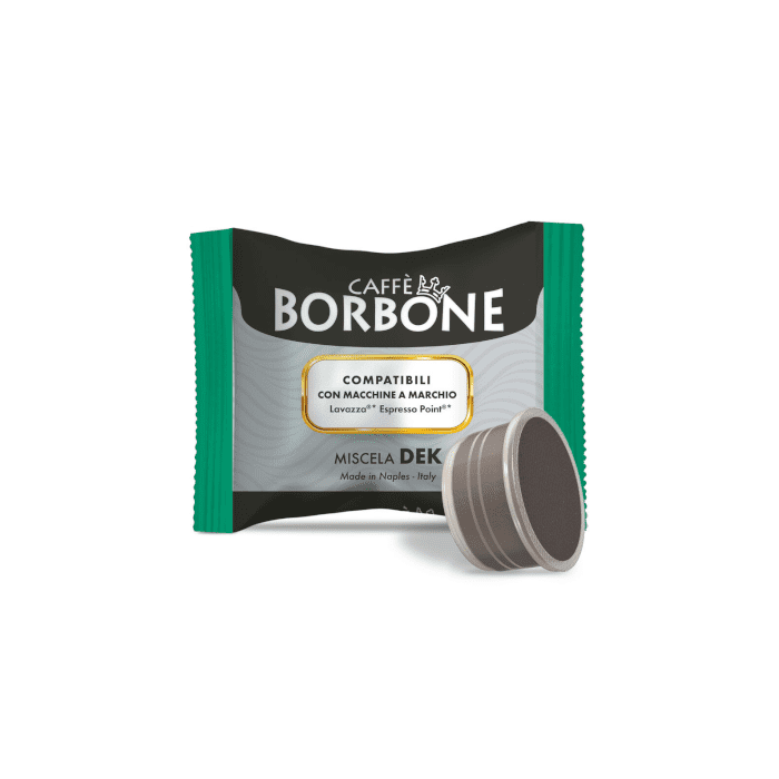 Caffè Borbone Capsules Compatible with Lavazza Espresso Point , Decaffeinated coffee