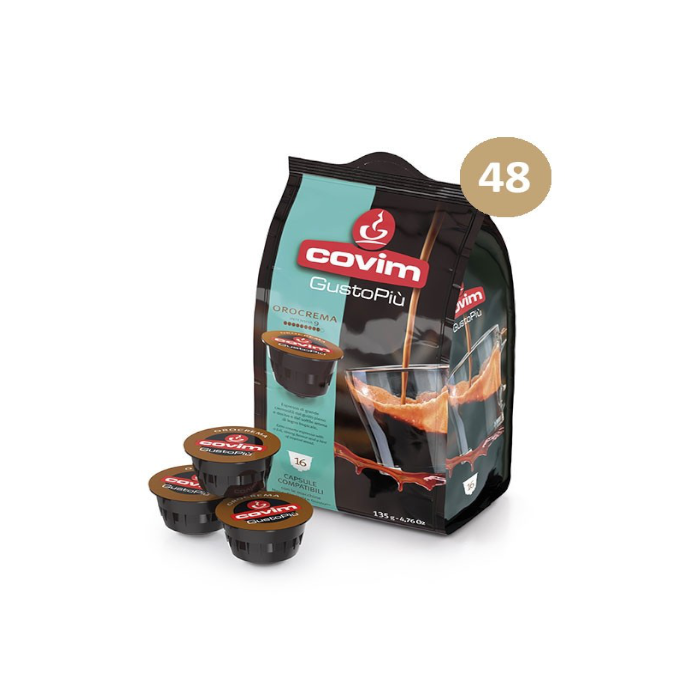 Dolce Gusto Compatible Capsules, Covim Coffee, Gold Cream Blend