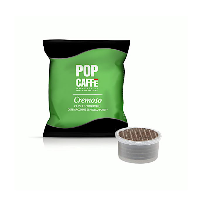 Pop Caffè Capsules compatible with Lavazza Espresso Point, Cremoso blend