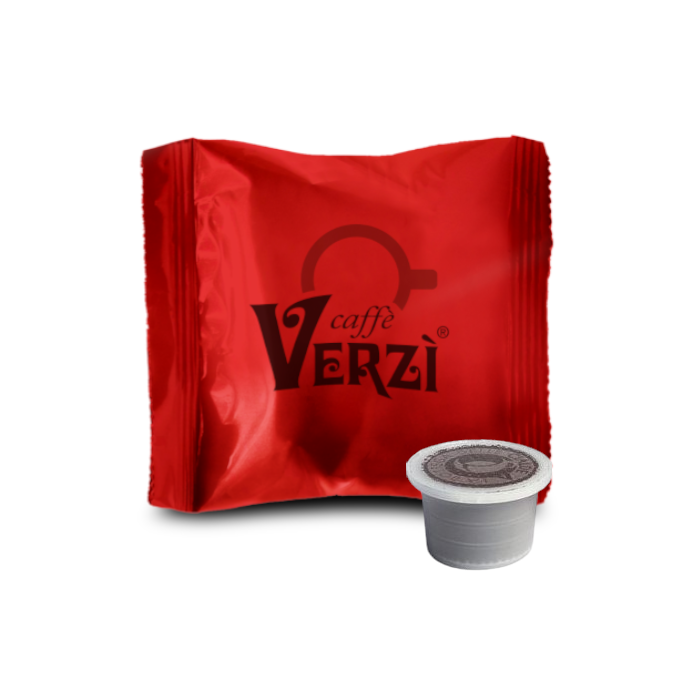 Verzì Caffè Capsules Compatible with Domo Caffè & Cuorespresso, aroma Intenso
