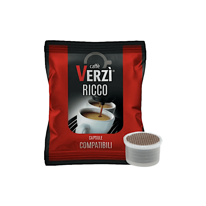 Capsule Verzì Caffè Compatibili con Lavazza Espresso Point, aroma Ricco