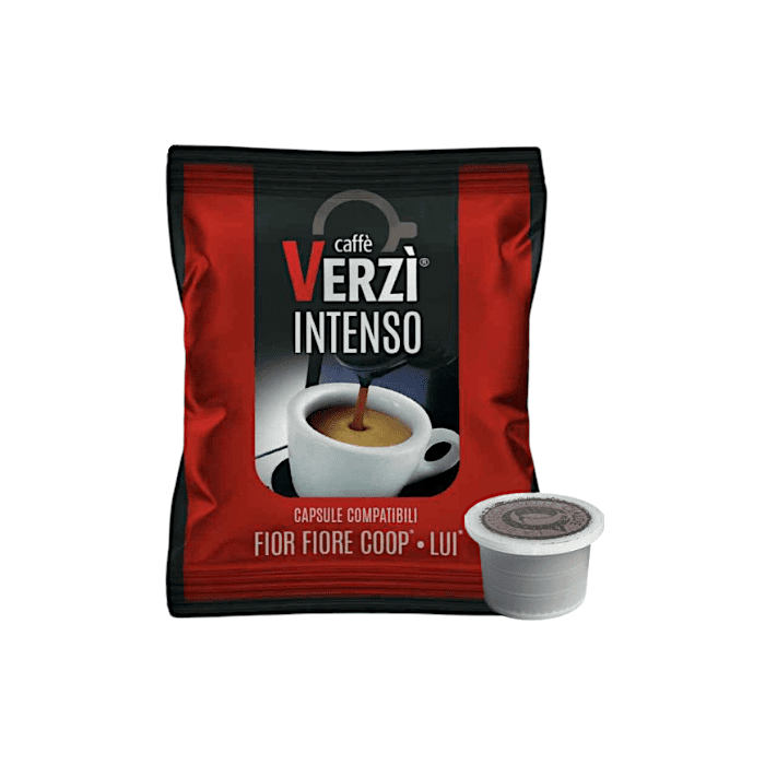 Capsule Verzì Caffè Compatibili con Fior Fiore Coop, Aroma Vero, Caffè Lui, Caffè Martello. Aroma Intenso