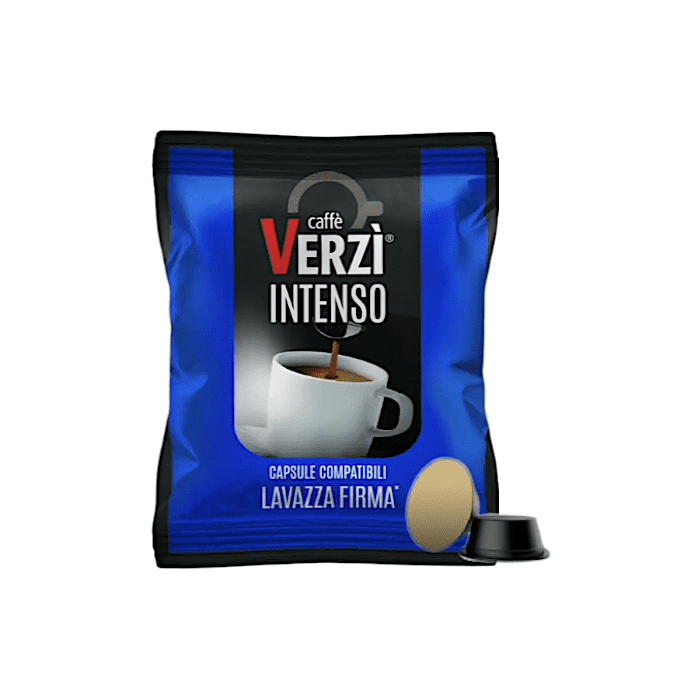 Verzì Caffè Capsules Compatible with Lavazza Firma e Vitha group, aroma Intenso
