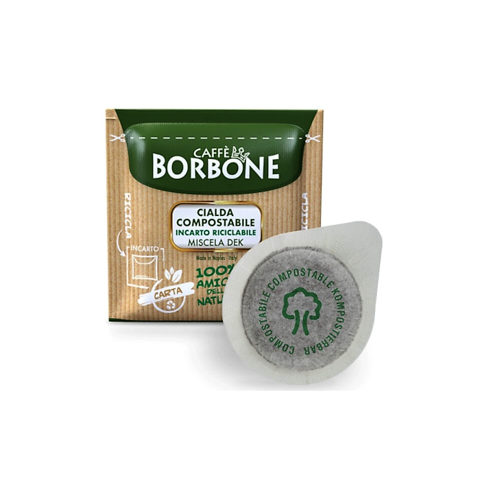 ESE Pods Borbone, Decaffeinated Blend, format ESE44