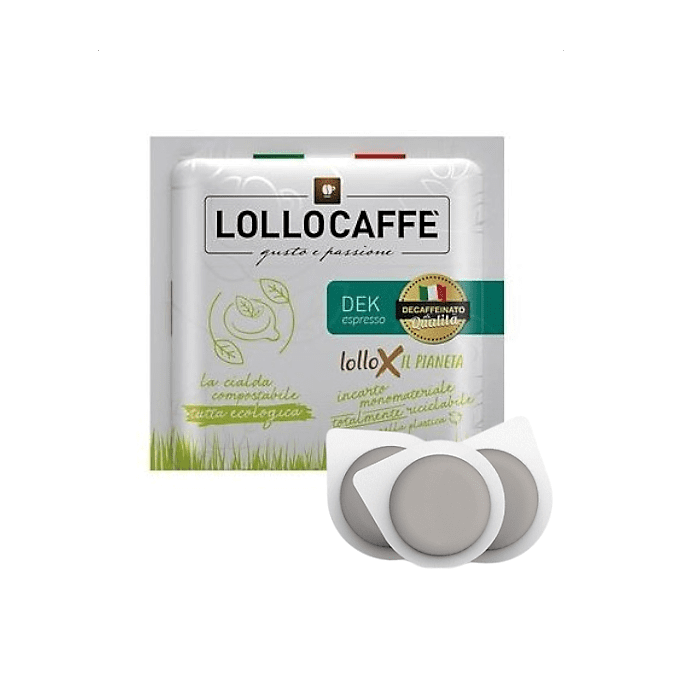 Ese Pods, Decaffeinated Coffee by Lollo Caffè, 44mm format