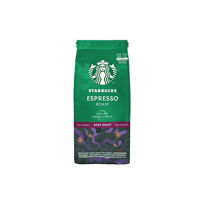 200g. Starbucks® Espresso Roast Dark Roast Ground Coffee