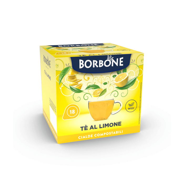 Borbone lemon tea in ESE44 pods format