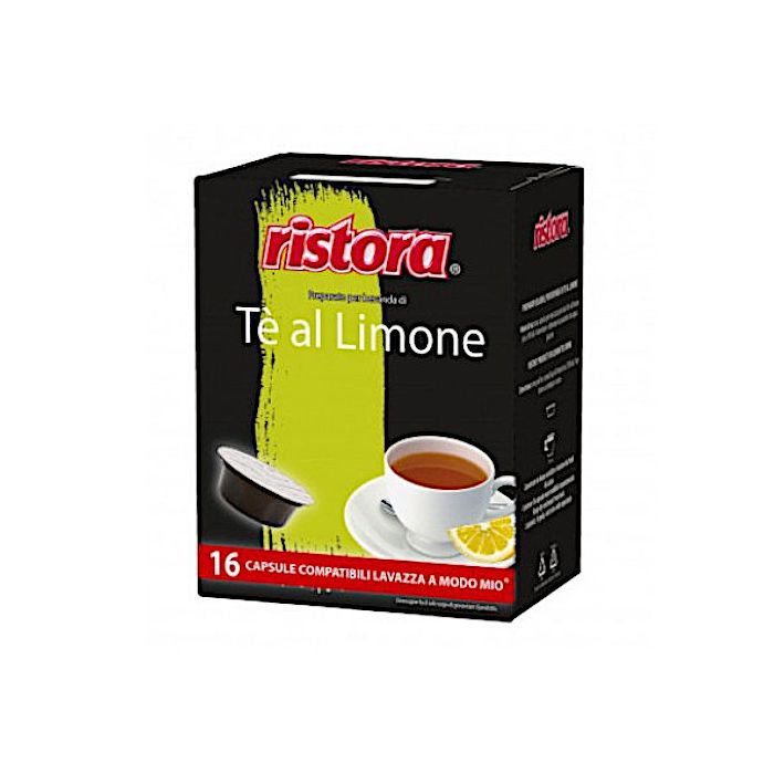 Tè al Limone Ristora in capsule compatibili A Modo Mio, 16 pezzi