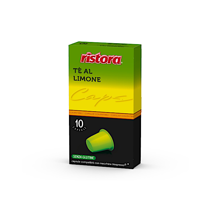 Tè al Limone Ristora in capsule compatibili Nespresso, 10 pezzi