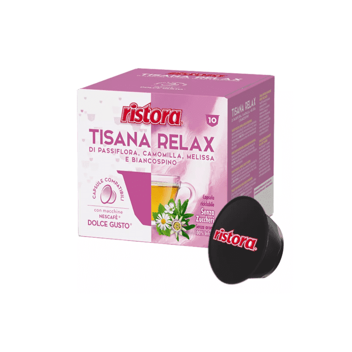 Tisana Relax Ristora in Capsule Compatibili Dolce Gusto, 10 pezzi