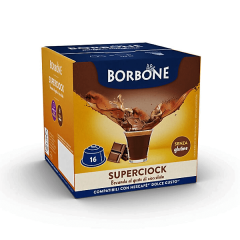 Capsule Cioccolata Caff Borbone compatibili Dolce Gusto Superciock 16 pezzi