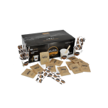 Kit Caffe Bicchierini palettine e zucchero di canna - Saida Gusto Espresso - 100 pezzi