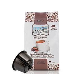 Chocolate Drink in Caffè Gattopardo Capsules compatible with Nescafè Dolce Gusto