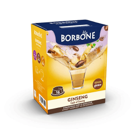 Caffè al ginseng solubile di Caffè Borbone in capsule compatibili A Modo Mio, 16 pezzi