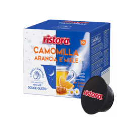 Ristora Orange and Honey Chamomile in capsules compatible with Dolce Gusto, 10 pieces