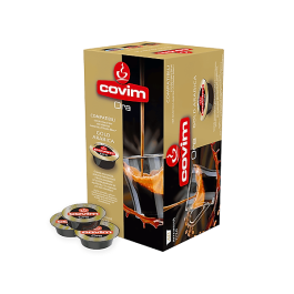 Covim coffee Capsules Compatible with Lavazza A Modo Mio, Gold Arabica blend