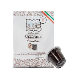 Capsules Compatible with Nespresso, Gattopardo, Toda, Chocolate Drink