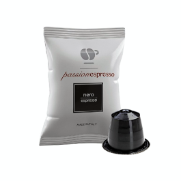 Nespresso Compatible Capsules, by Lollo Caffè, PassionEspresso Black