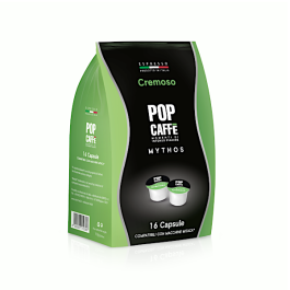 Pop Caffè Capsules Compatible with Mitaca, Mythos Cremoso blend
