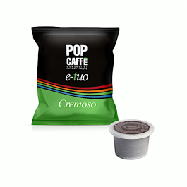 Pop Caffè Capsules Compatible with Fior Fiore Coop, E-Tuo Cremoso blend