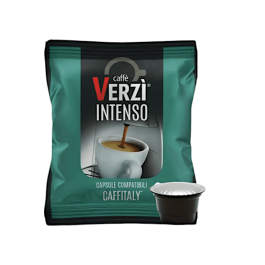Capsule Verzì Caffè Compatibili con Caffitaly, aroma Intenso