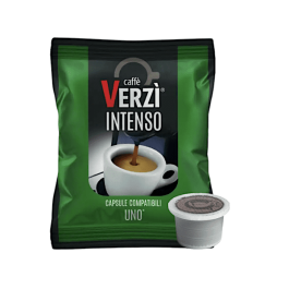 Capsule Verzì Caffè Compatibili con Uno System, aroma Intenso