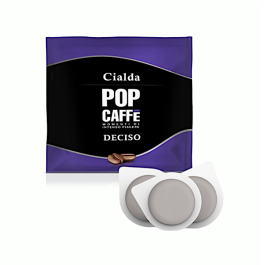 Coffee pods, coffee pop, decisive blend, format (ese 44 pods)