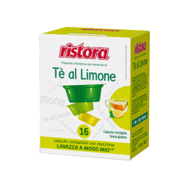 Tè al Limone Ristora in capsule compatibili A Modo Mio, 16 pezzi