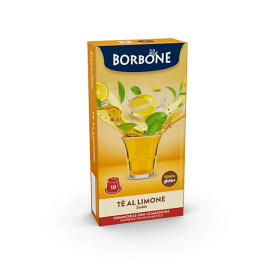 The al limone, capsule compatibili nespresso, Caffè Borbone,10 pezzi