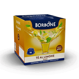 The Limone, Capsule compatibili con Dolce Gusto, Caffè Borbone, 16 pezzi