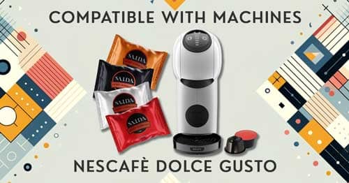 Capsules Compatible with machines Dolce Gusto 7% Discount