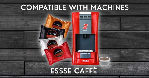 Capsules Compatible with machines Esse Caffè Discount